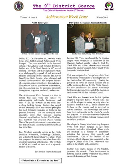 The Source — Winter 2005 cover