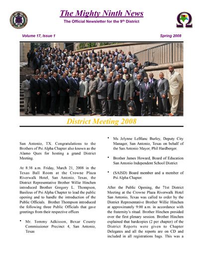 The Source — Spring 2008 cover